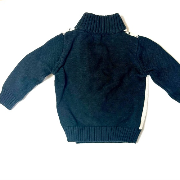 ONE KID | 2T Boys | Argyle Front Zipper Sweater - Picture 7 of 9